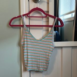 multicolor american eagle soft and sexy tank